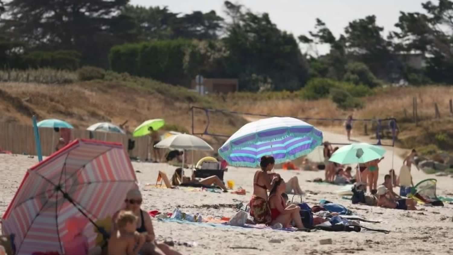 "On s'attendait à avoir moins chaud" : en Bretagne, les vacanciers surpris par la canicule