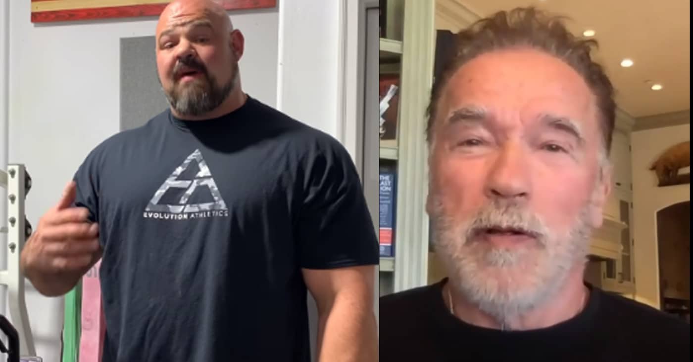 Comment on Brian Shaw Takes Down Poster of Arnold Schwarzenegger From His Gym After “Screw Your Freedom” Comment by David