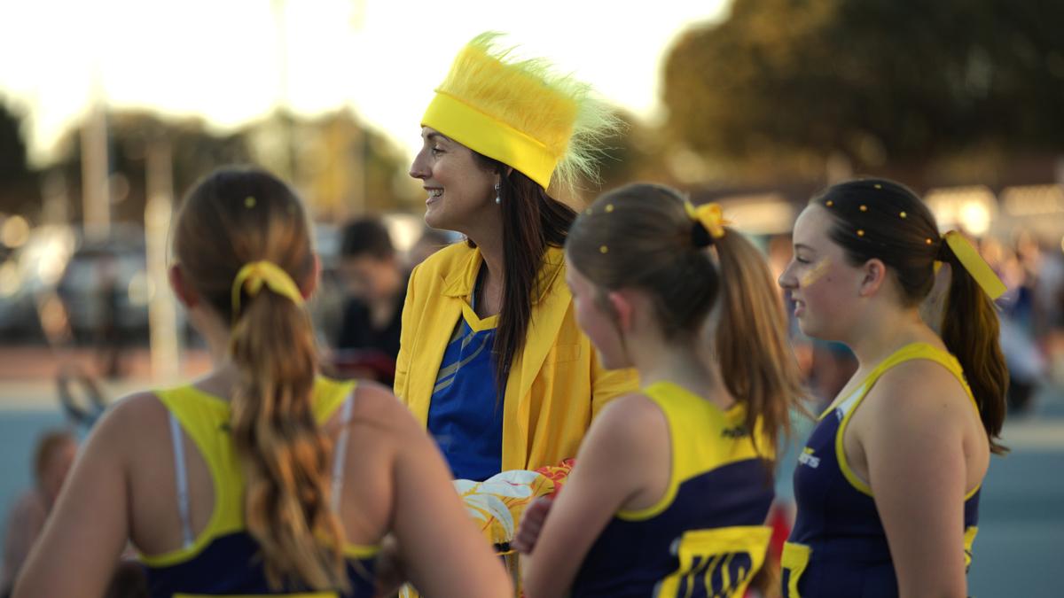 Geraldton Netball Association turns yellow to spark conversations in inaugural mental health round