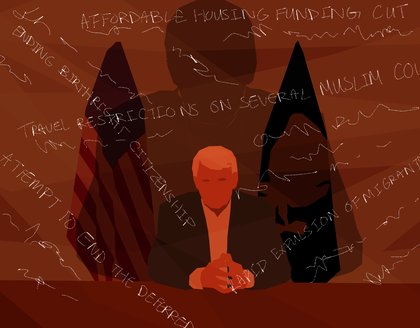 College Republicans and Democrats reflect on the Trump administration’s first year back in office