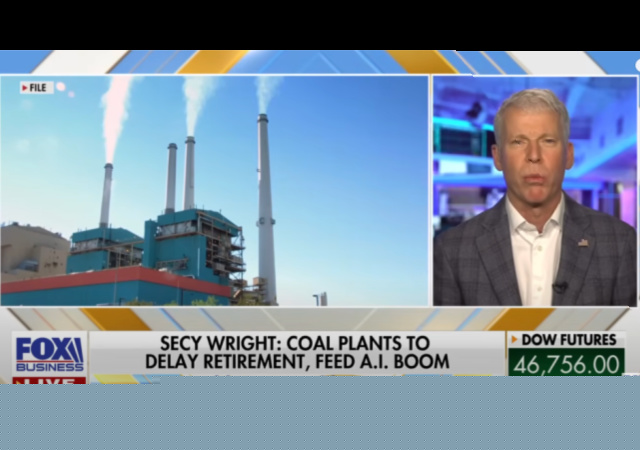 Trump Energy Dept. Investing $625 Million in Coal Industry