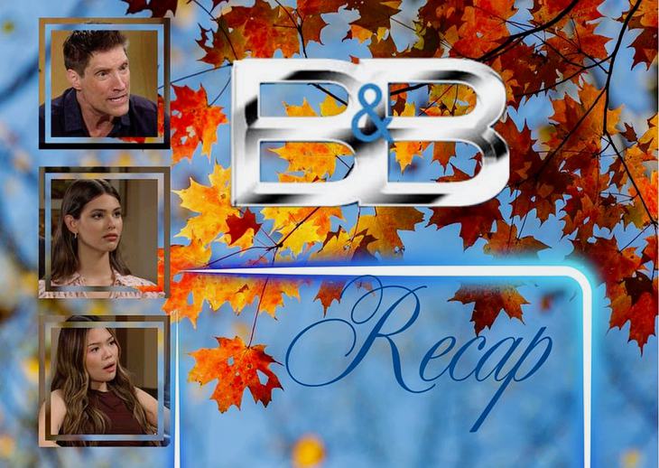 Comment on ‘The Bold And The Beautiful’ Recap Monday, September 29: Deacon’s Therapy, Luna Punched, Electra’s Space by B&B Spoilers: Ridge Forrester Gets Jealous, Spots Taylor Canoodling With Deacon - Soap Opera Spy