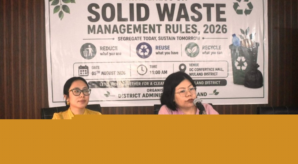 Niuland: Awareness prog on Solid  Waste Management Rules held