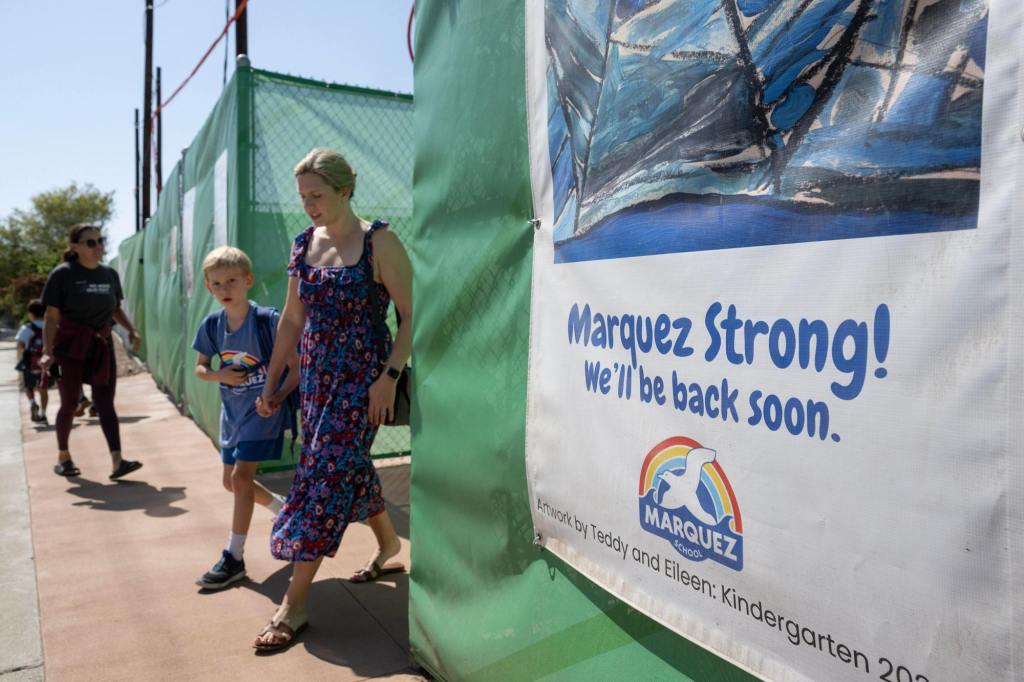 Students return to their rebuilt school in Palisades months after wildfire