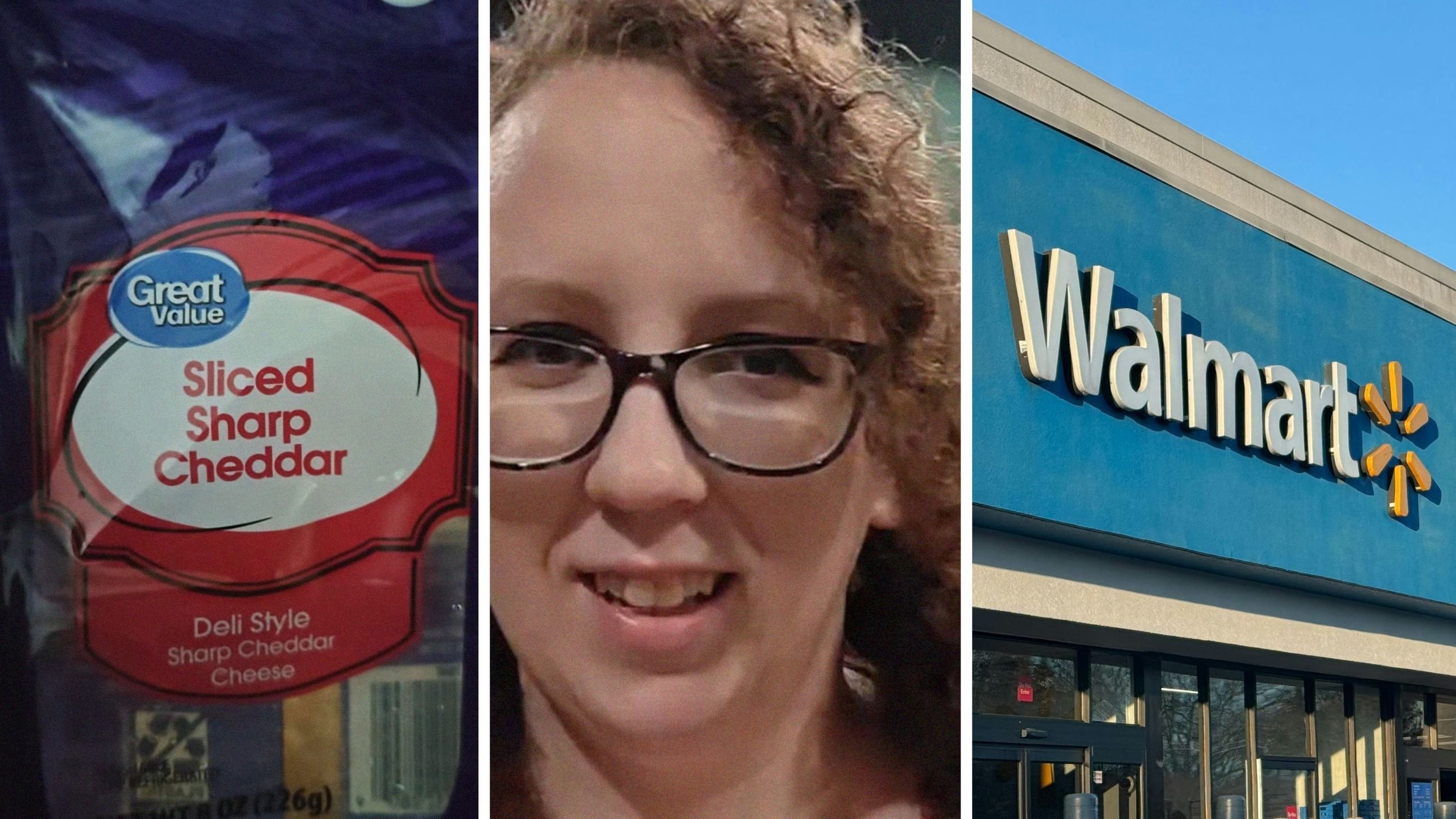 West Virginia woman buys Walmart Great Value sliced sharp cheddar. Then she notices something’s missing—again