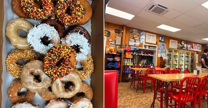 This Historic Ann Arbor, Michigan, Ice Cream Counter Serves Early Donuts And Towering Scoops