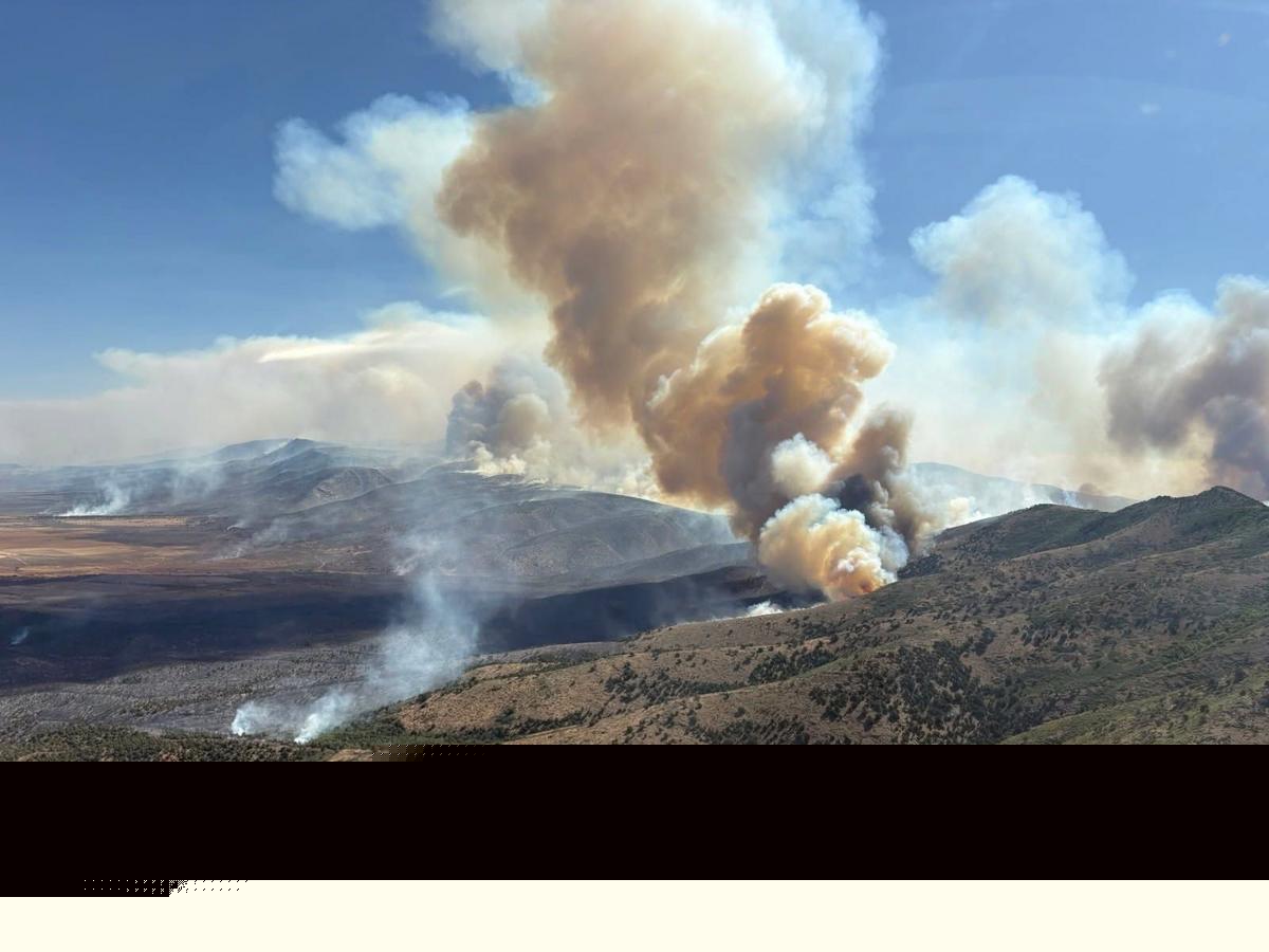 Central Utah Wildfire Grows Fast With No Containment Numbers Yet