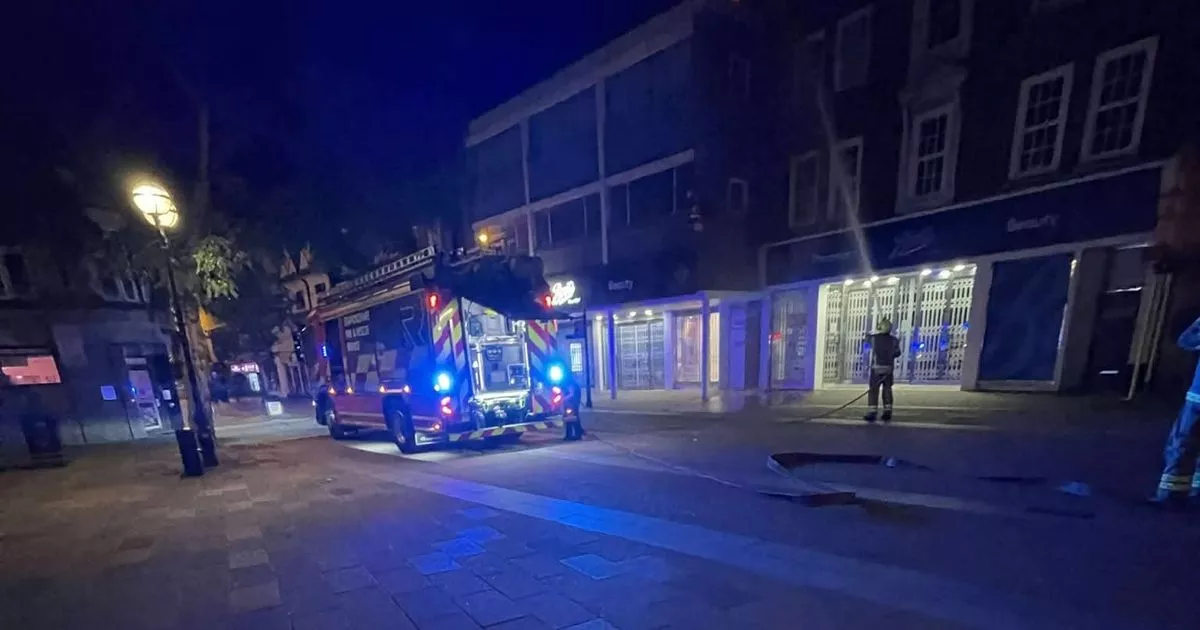 Investigation into what sparked huge fire in roof of Boots store