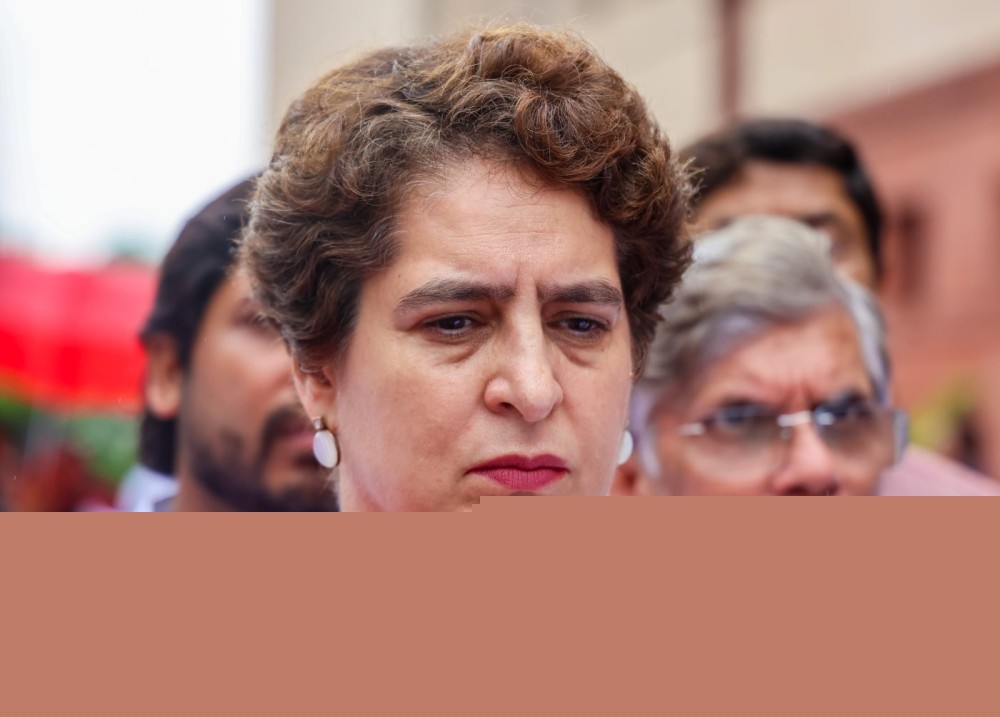 First pellet guns, now AK-47; are they terrorists: Priyanka Gandhi on Bihar cop's viral video