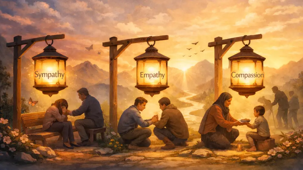 Are Sympathy, Empathy, and Compassion the True Measure of Being Human?