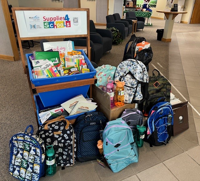 Mid Oregon Supplies 4 Schools Drive Equips Learning