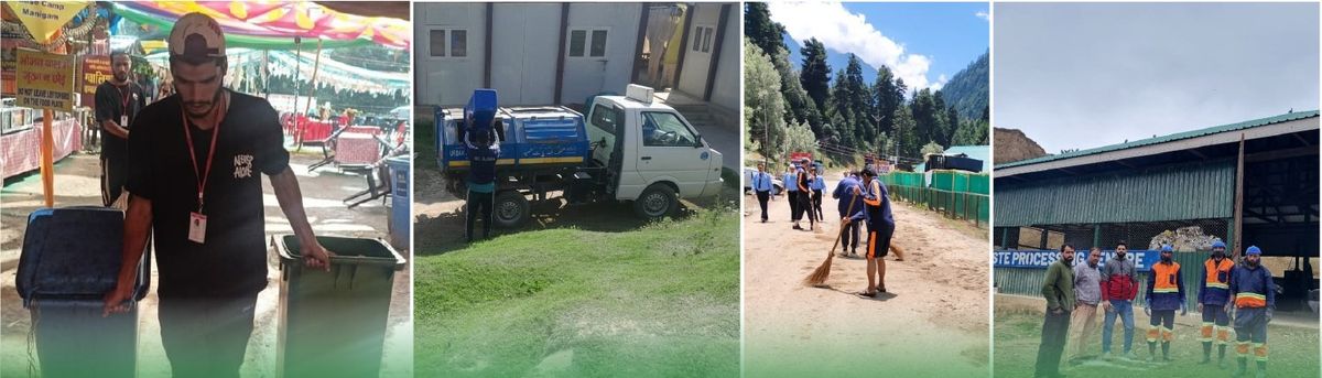 Amarnath Yatra’s green mission hits new high, waste nears 300 MT