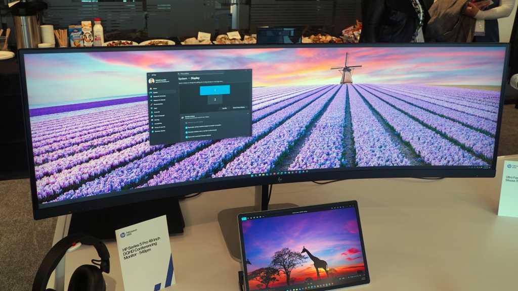 HP’s 49-inch ultrawide monitor is designed for peak office productivity