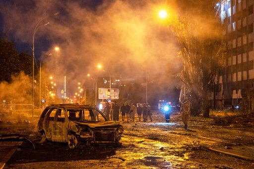 Russian planes fire a salvo of glide bombs at a southern Ukraine city, killing 1 and wounding dozens