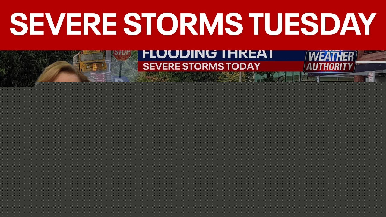 Severe storms, flash flooding to threaten Philadelphia area on Tuesday