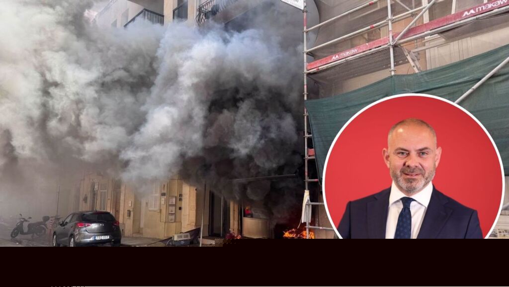 Government To Provide Temporary Accommodation To Gżira Family Who Lost Home In Fire