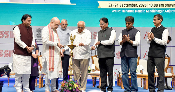 Gujarat: Amit Shah inaugurates two-day "Startup Conclave and Exhibition-2025" in Gandhinagar