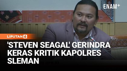 Martin 'Steven Seagel' DPR Tegur Keras Kajari dan Kapolres Sleman: Bisa Rusak Institusi Pak!