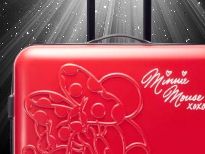 Disney Store’s bold new Minnie Mouse luggage duo is impossible to miss at baggage claim