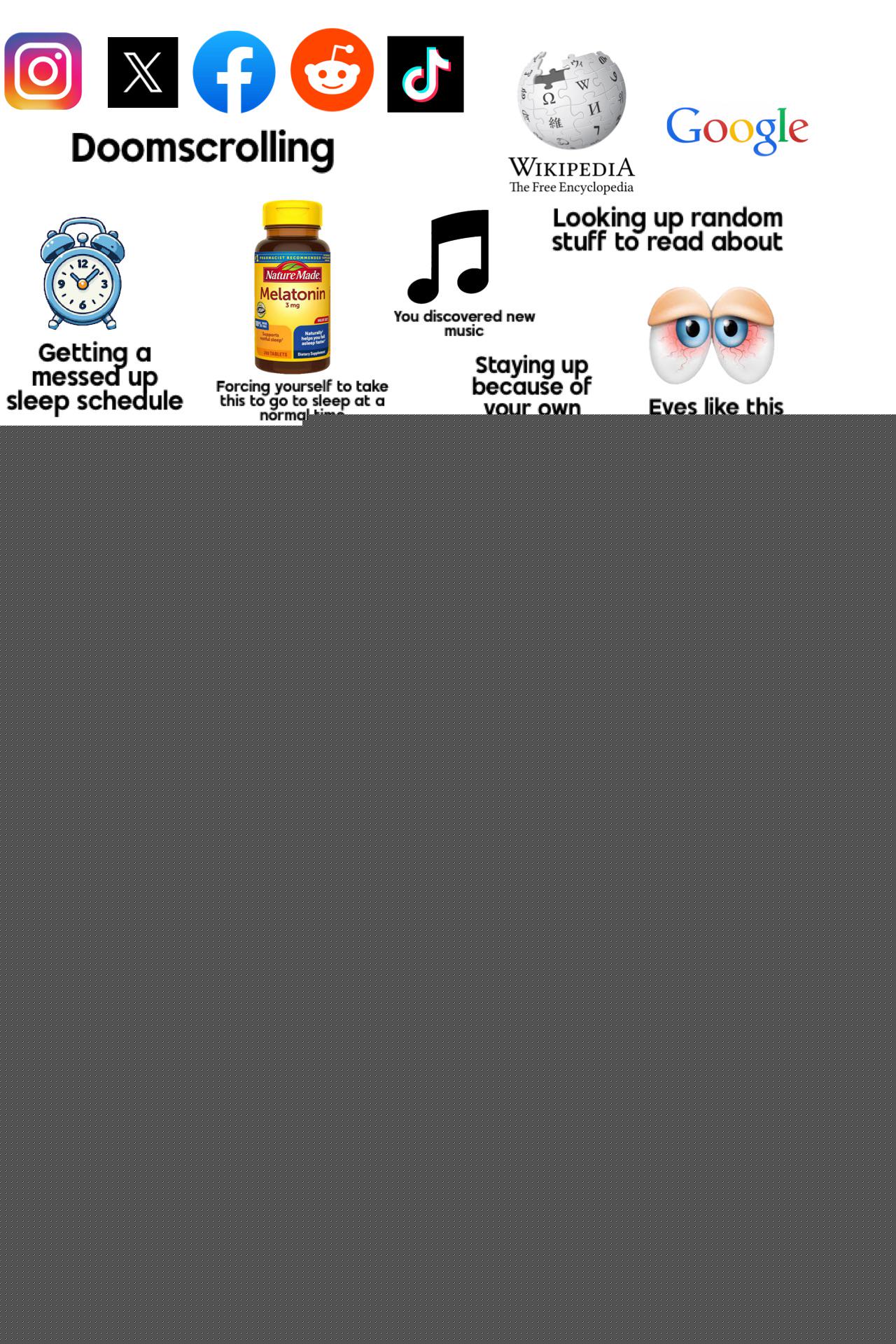 Starter Packs - Pulling a non-work related all-nighter starterpack | /r/starterpacks