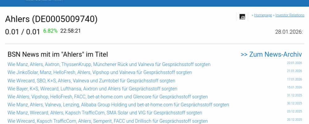 Wie Aixtron, Ahlers, Evotec, Fresenius, Pinterest und Wirecard für Gesprächsstoff sorgten