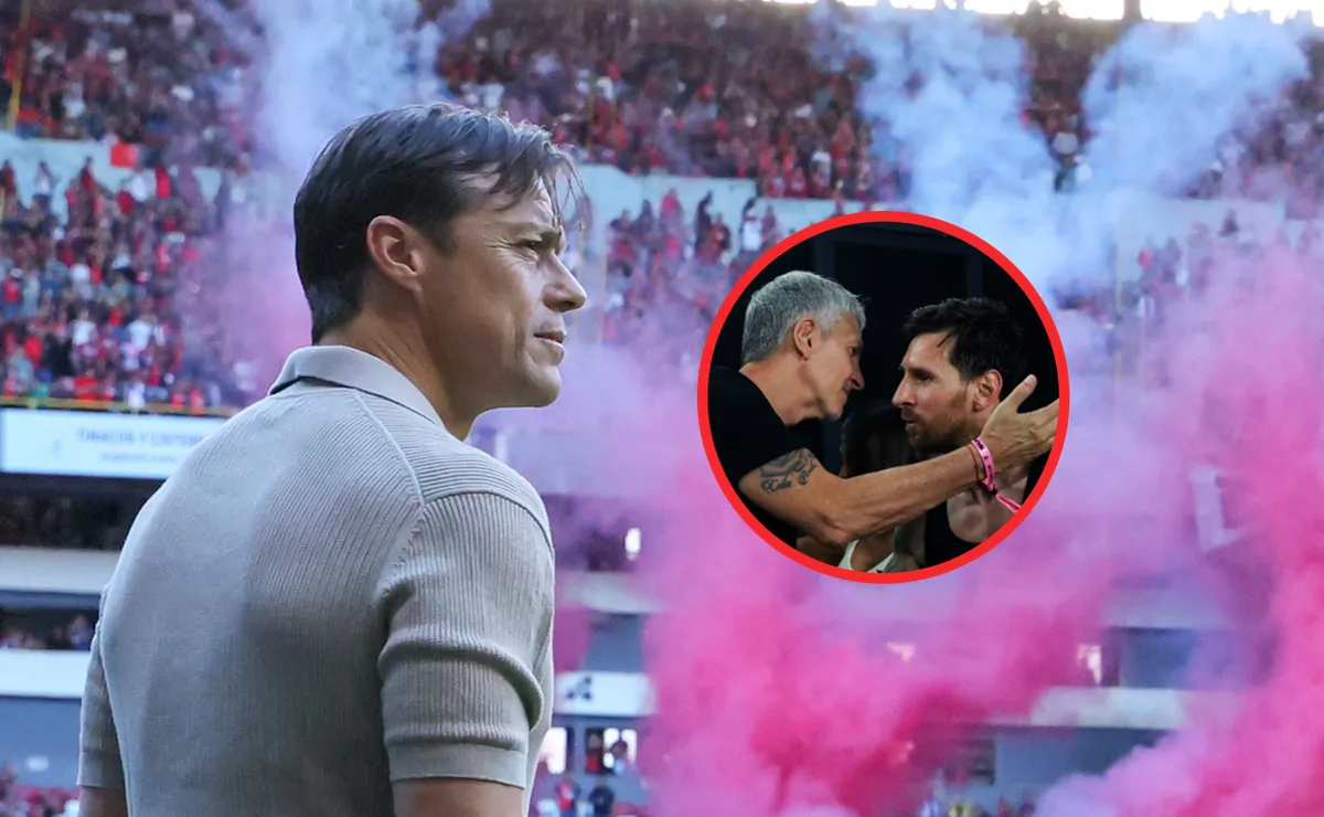 Pese a ganarle a Inter Miami, Matías Almeyda inició la conferencia de prensa con un mensaje a Messi