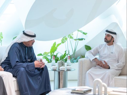 Hamdan bin Mohammed Meets with Kuwait’s Minister of Defence