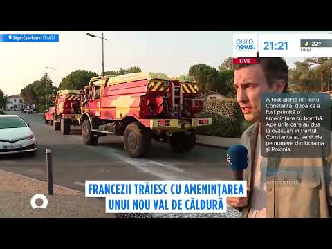 Bilanțul incendiilor din regiunea Gironde, Franța: Suprafața afectată a a ajuns la 43.000 de hectare