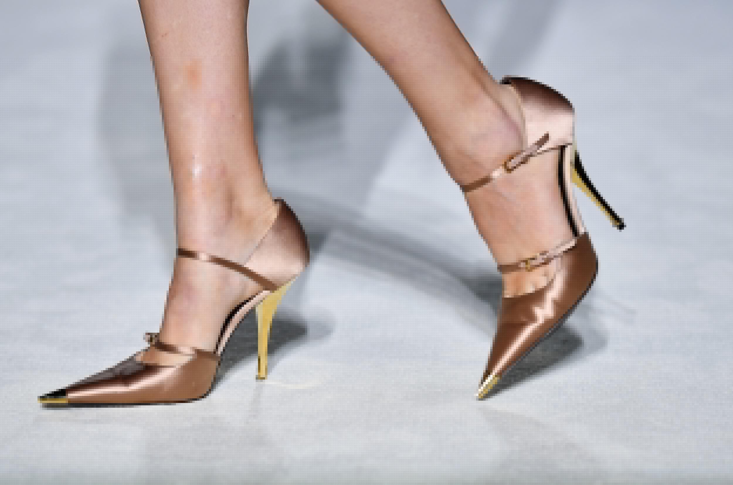 Satin Heels Are Bringing Color and Texture Back to Summer Dressing
