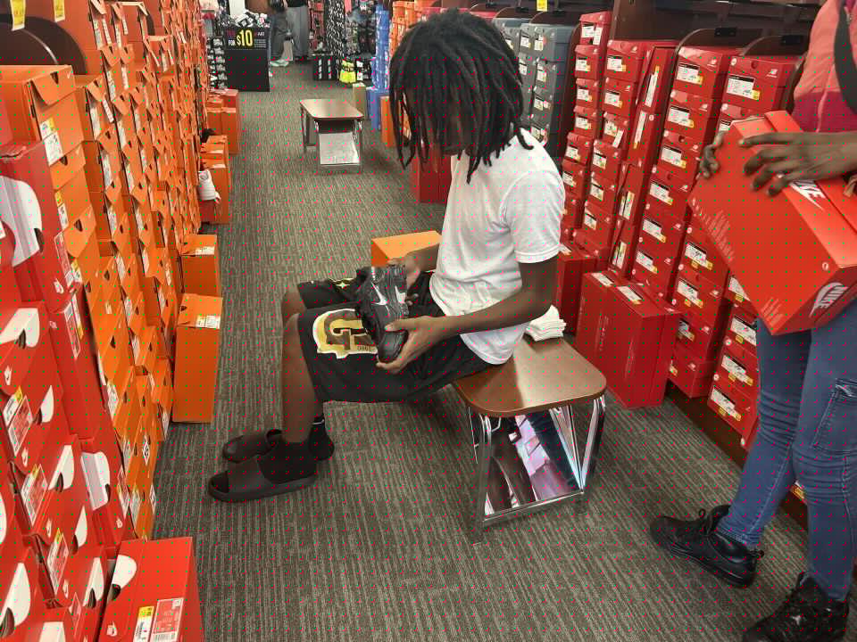 It’s gotta be the shoes: CIS Rowan event gets youth fitted for school