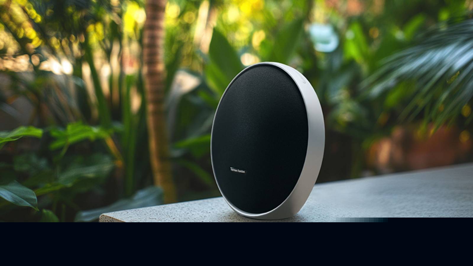 This elegant Harman Kardon wireless portable speaker is just what you need to liven up your summer