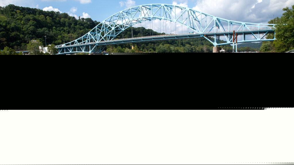 Muddy tint to Monongahela River