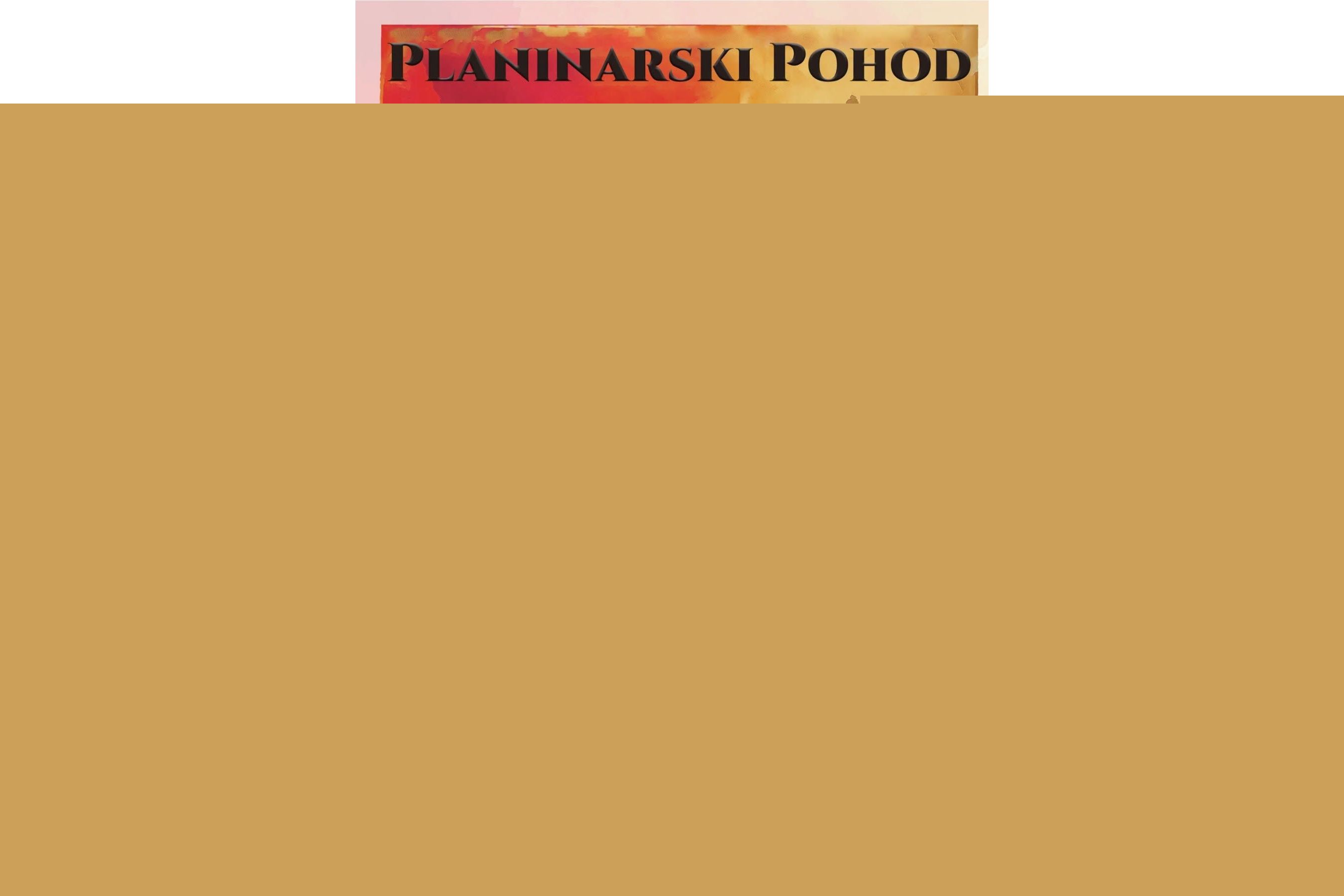 Drugi planinarski pohod 'Stazama heroja, tragom časti 'Čarli'