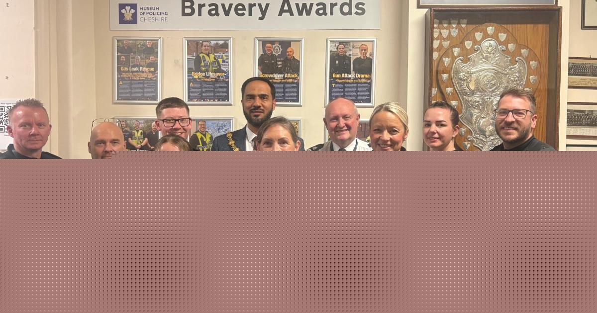 New display unveiled in Warrington to honour bravery of Cheshire Police officers