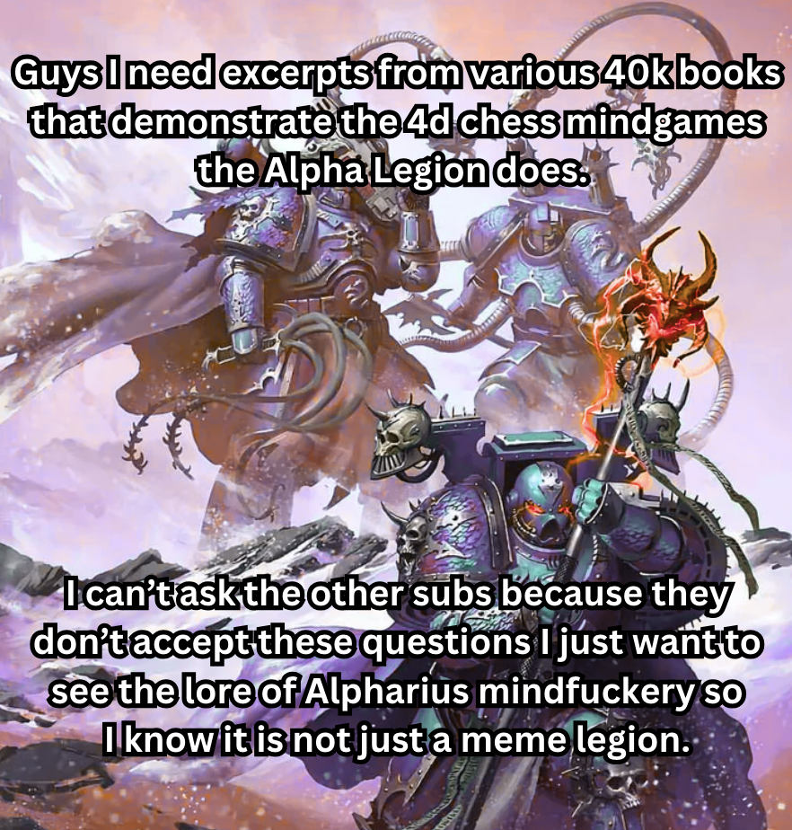 Warhammer 40,000 - This is a cry for help | /r/grimdank