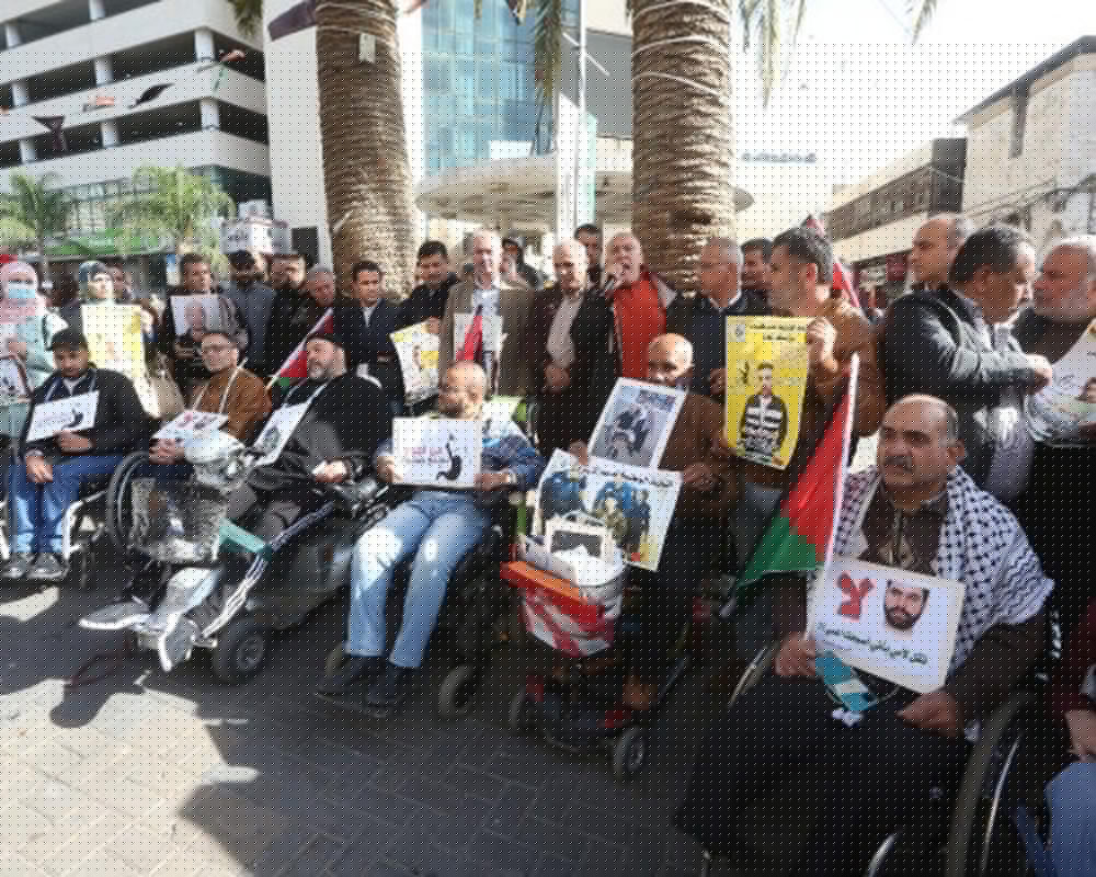 نابلس: وقفة دعم وإسناد للأسرى في سجون الاحتلال