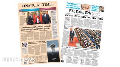 The Papers: 'Capitulation in Beijing' and 'Revolt over cancelled elections'