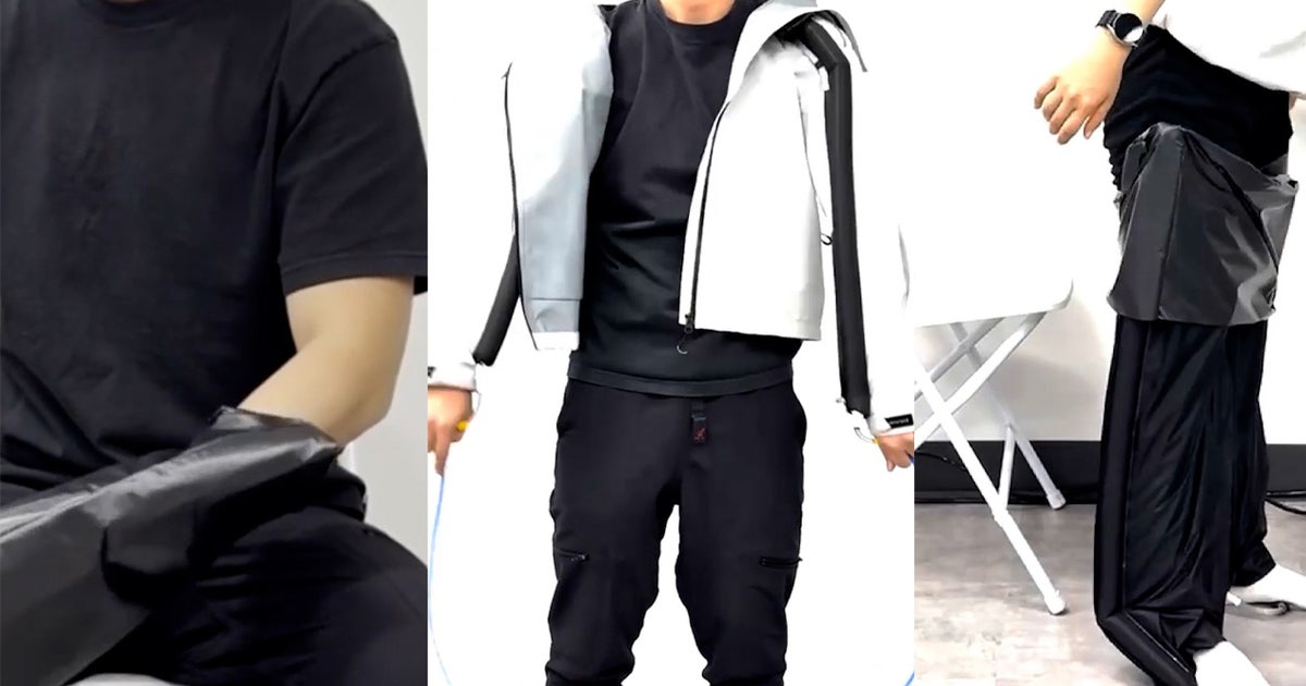 New robotic clothes allow you to suit up hands-free