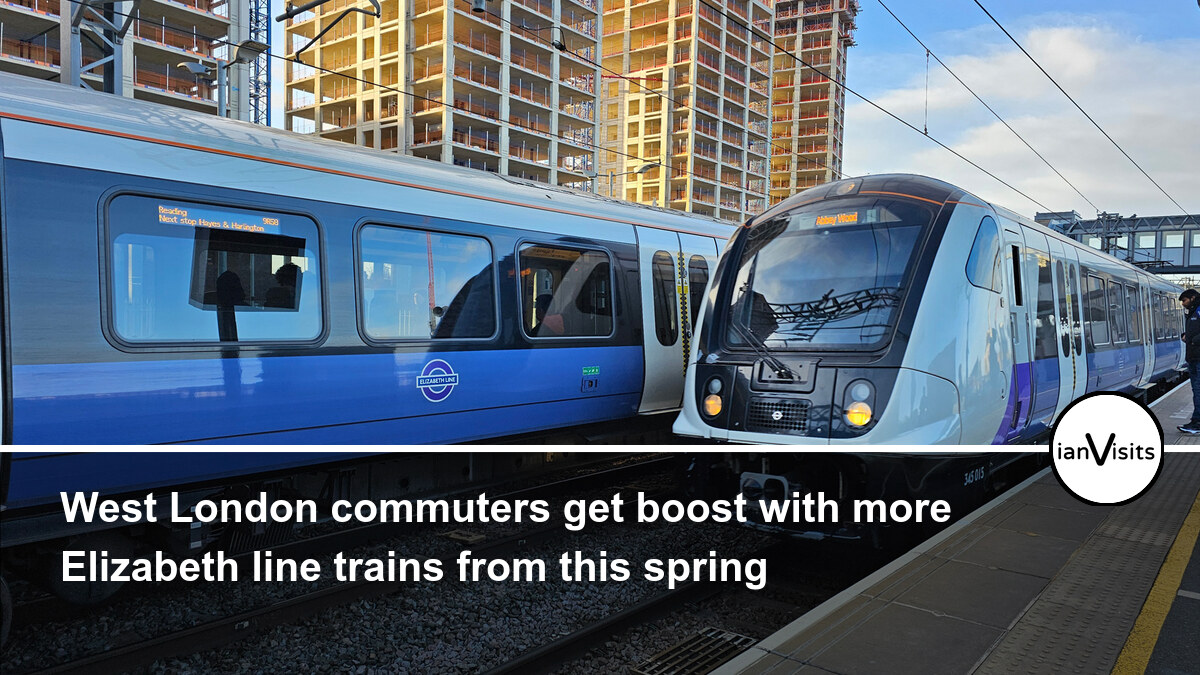 West London commuters get boost with more Elizabeth line trains from this spring