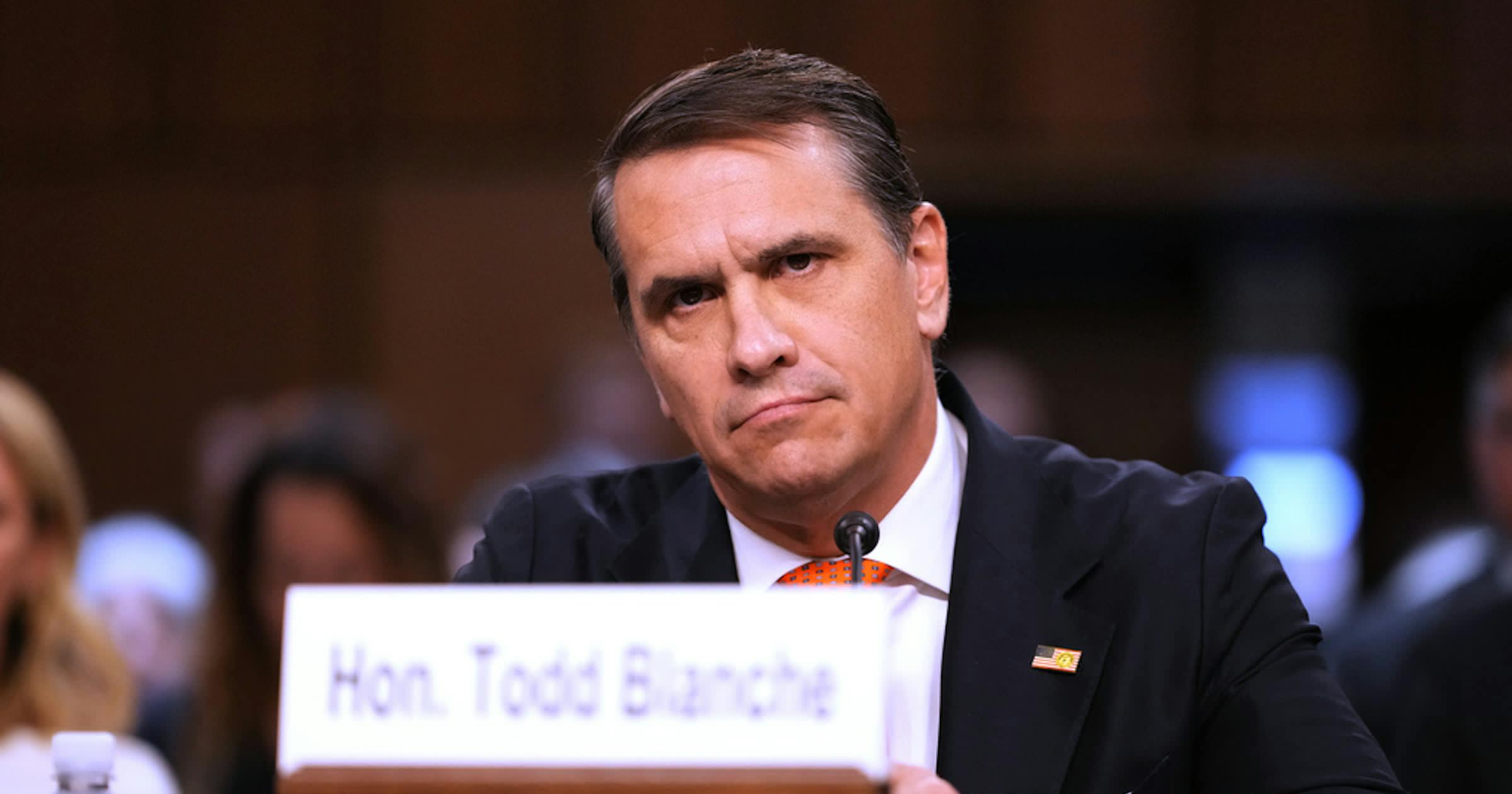 Blanche rescinds fund for Trump allies after GOP senators threaten to block his attorney general bid