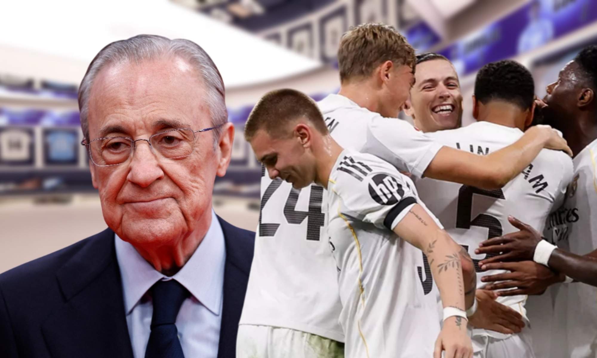 Florentino fue al vestuario y señaló al jugador del Madrid: "Tu mejor partido del año"