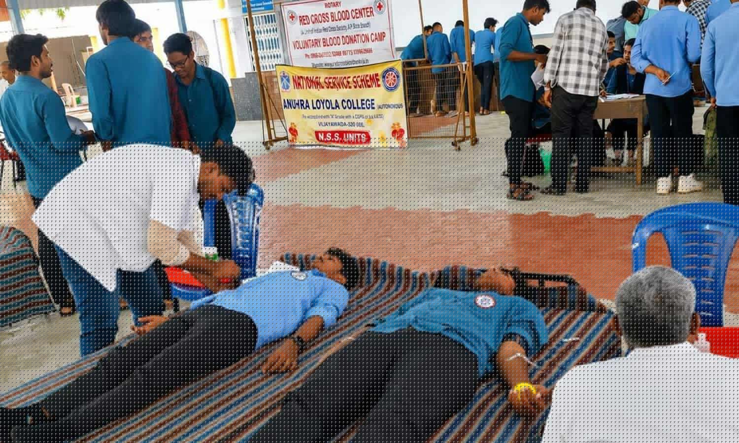 Vijayawada: Blood donation camp organised