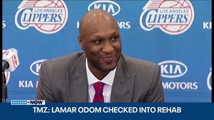 TMZ: Lamar Odom enters rehab following recent DUI arrest