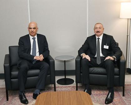President Ilham Aliyev meets with Council of Europe SecGen at UN HQ in New York
