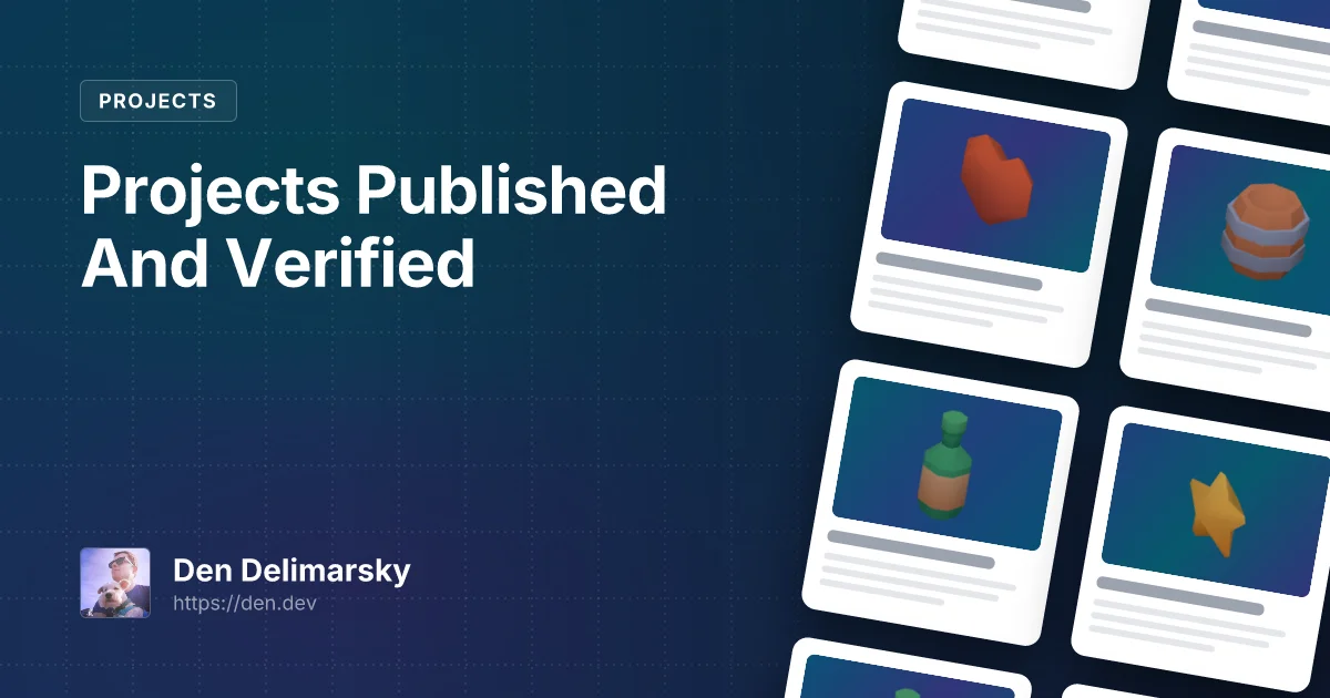 Projects Published And Verified