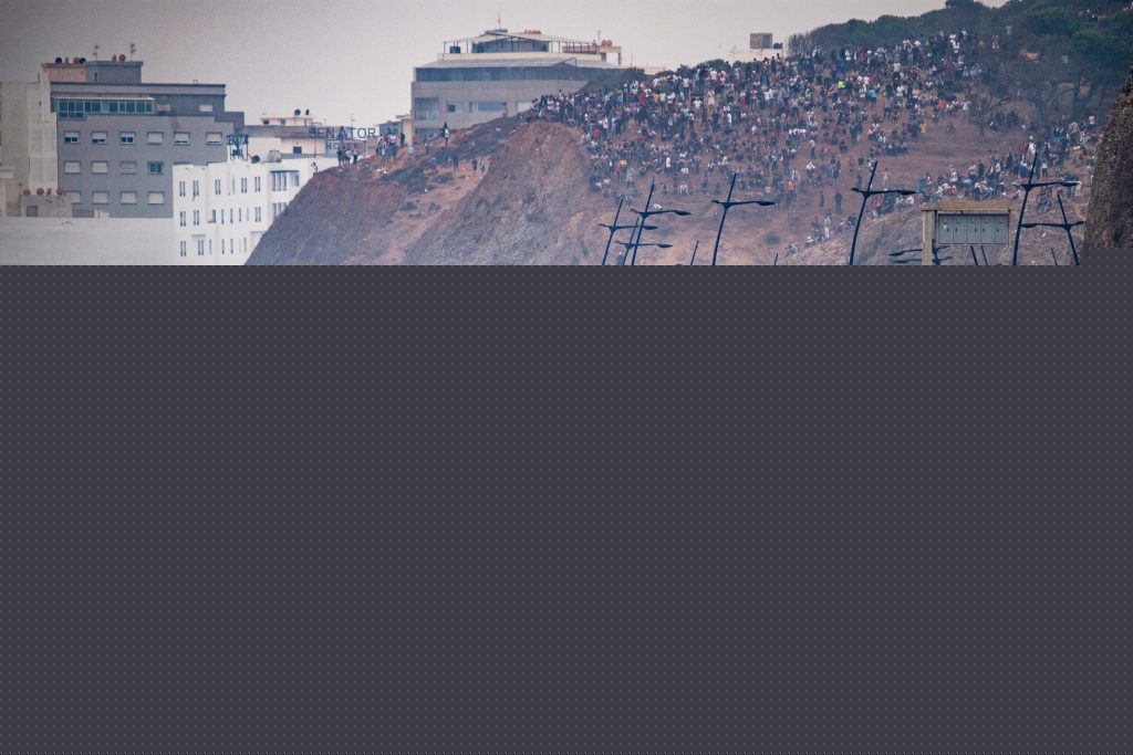 Tens of thousands of migrants voluntarily leave after crossing into Spanish territory of Ceuta