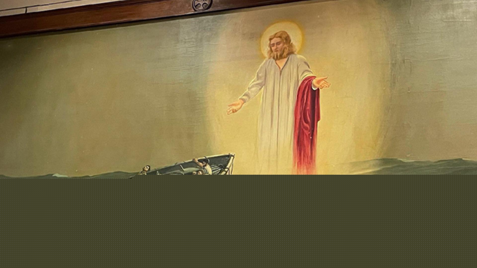 Reviving Heritage: ‘Christ on the Water’ Painting Restored to Its Home at the U.S. Merchant Marine Academy