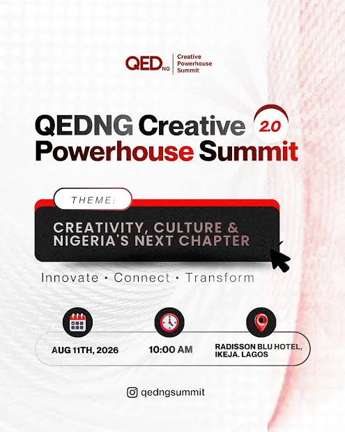 Lagos, FirstBank, Zenith Bank back QEDNG Creative Powerhouse Summit 2.0