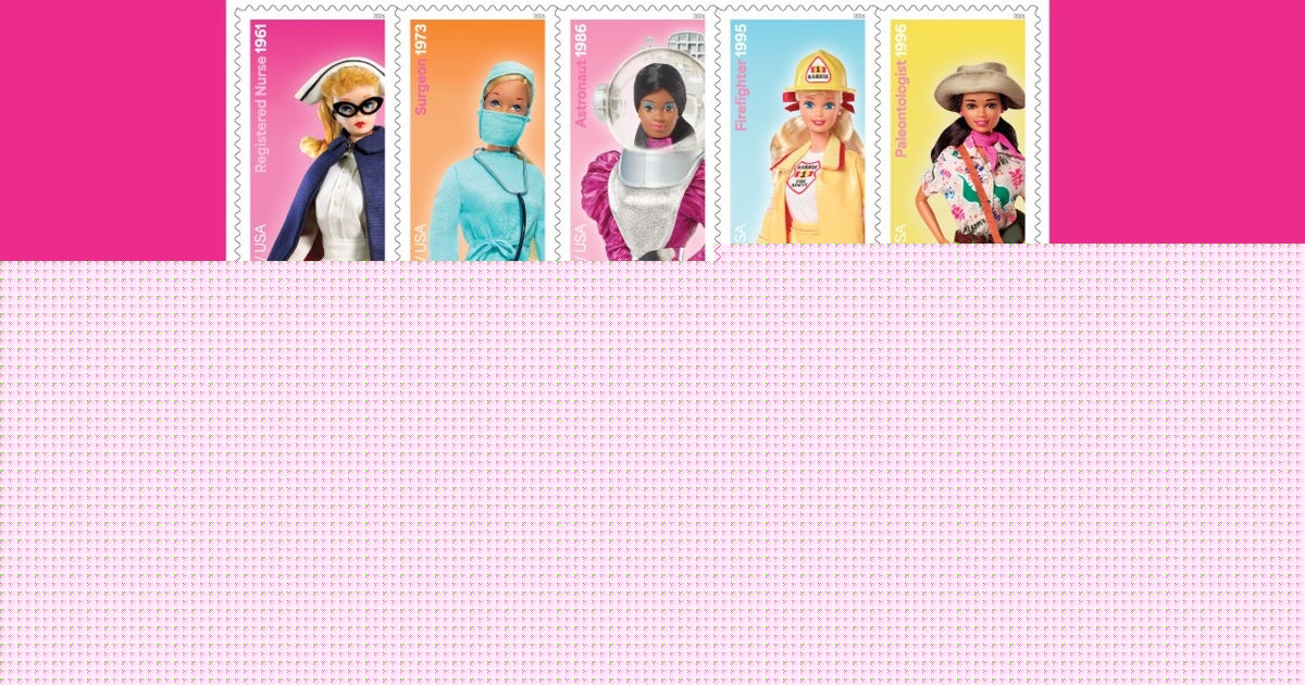 US Postal Service unveils new series of 10 Barbie Doll stamps
