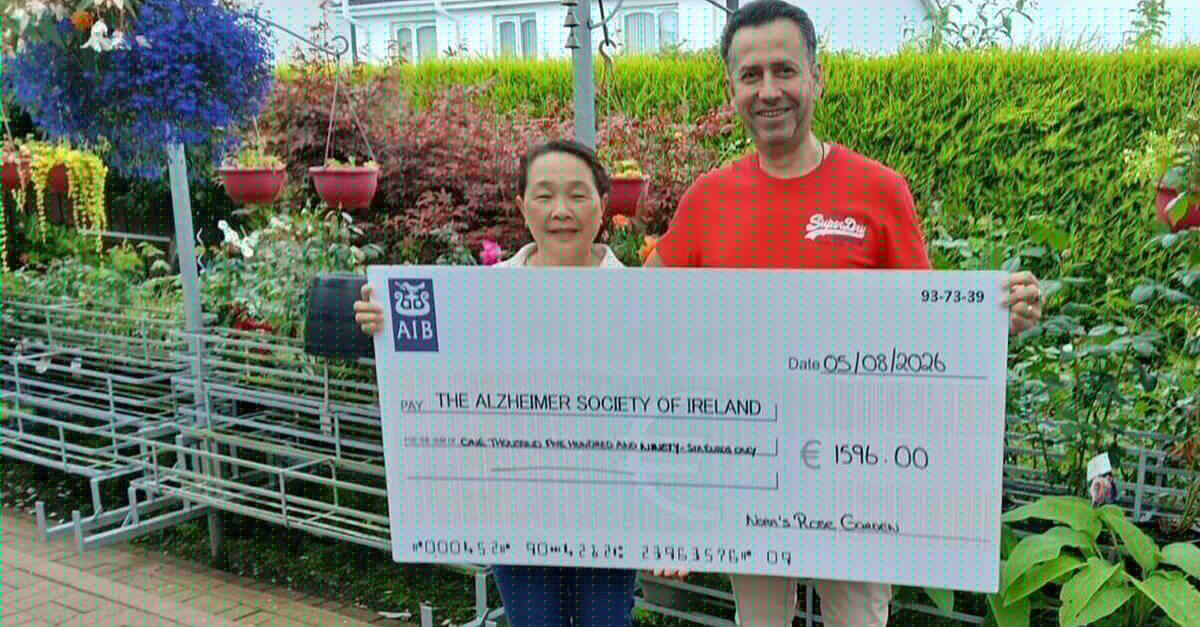 Nora&rsquo;s Rose Garden raises &euro;1,600 for Ballybofey Alzheimer Society